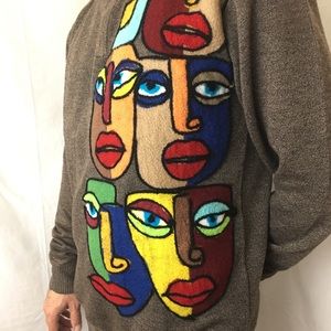 Sweater for men. Unique